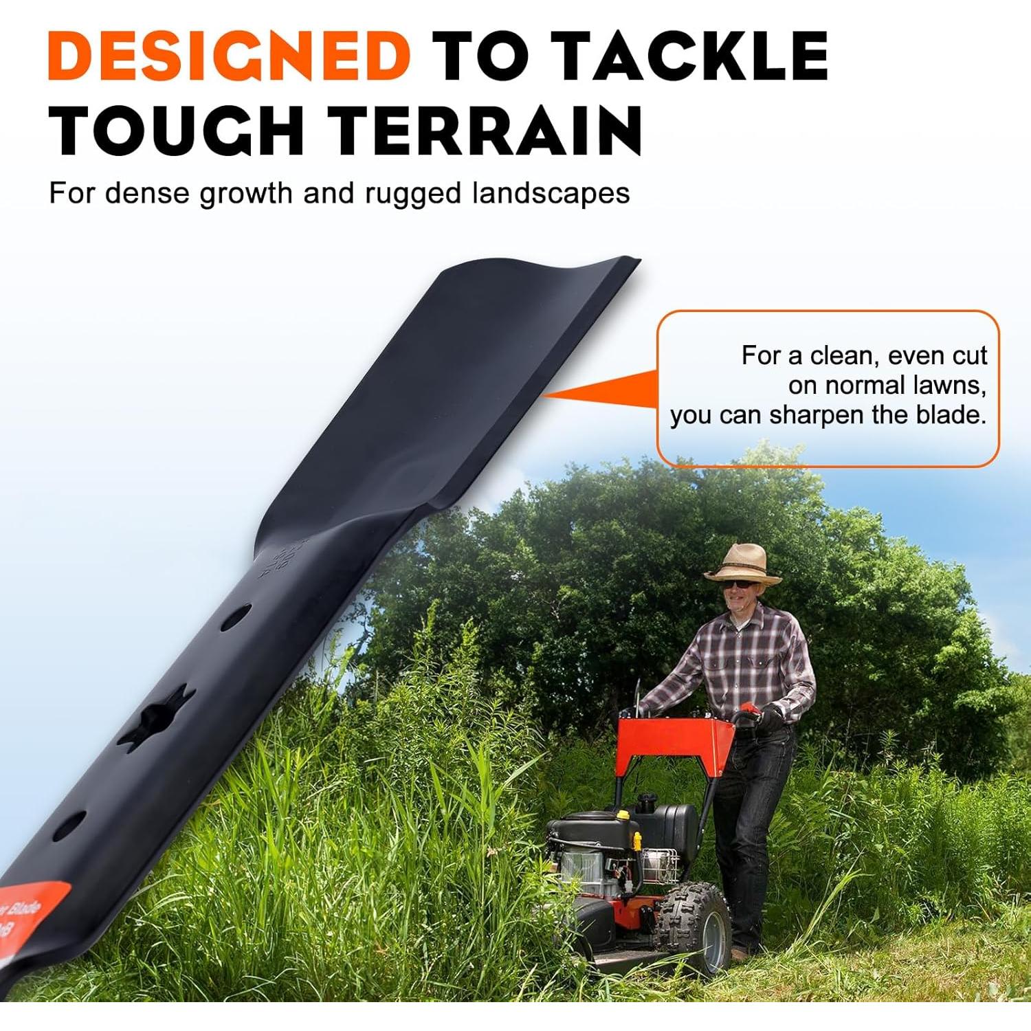 Cuchilla de Mulching Hipa 942-0741A para Cortacésped 21"