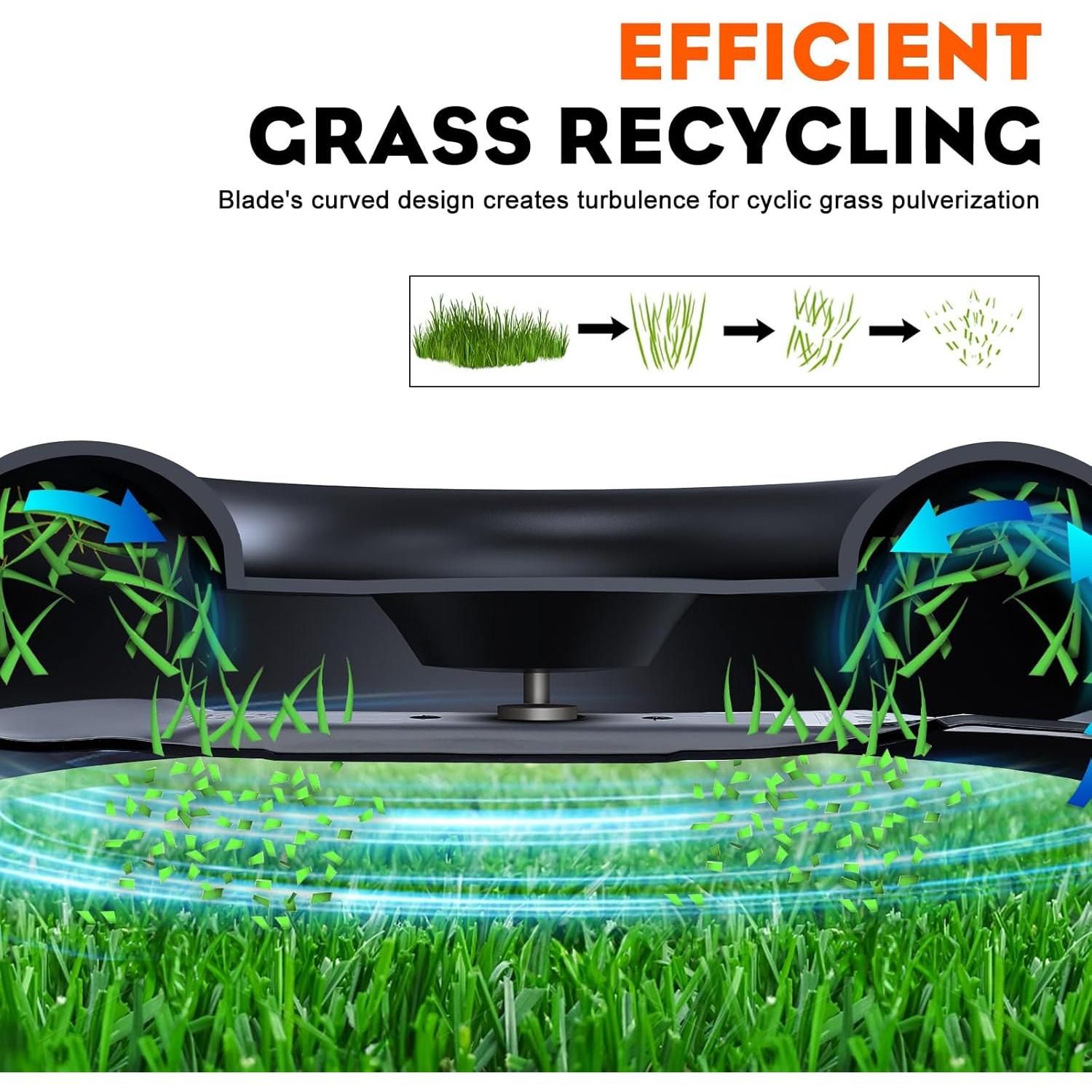 Cuchilla de Mulching Hipa 942-0741A para Cortacésped 21"