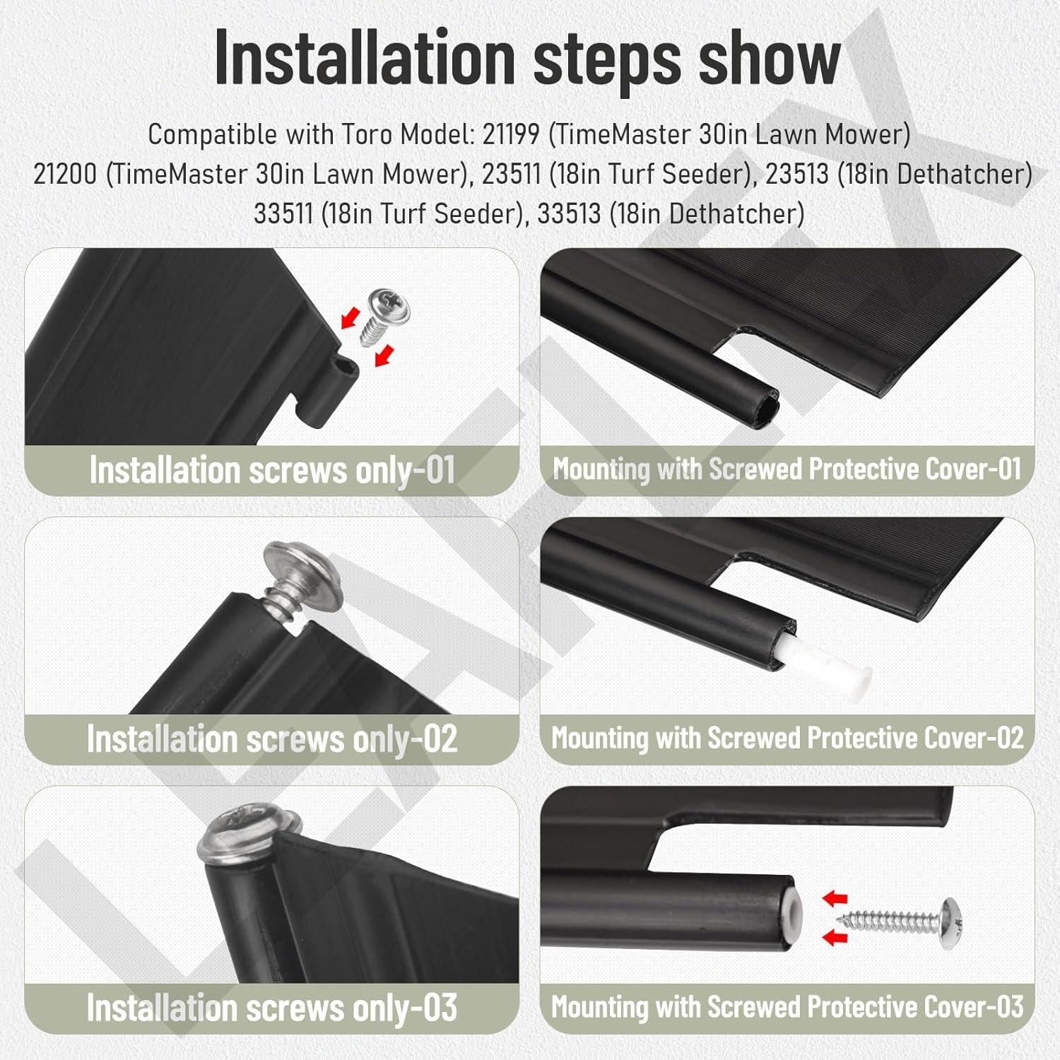 Aleta de Escudo Trailing LEAFLEX para Cortacésped Toro 76 cm