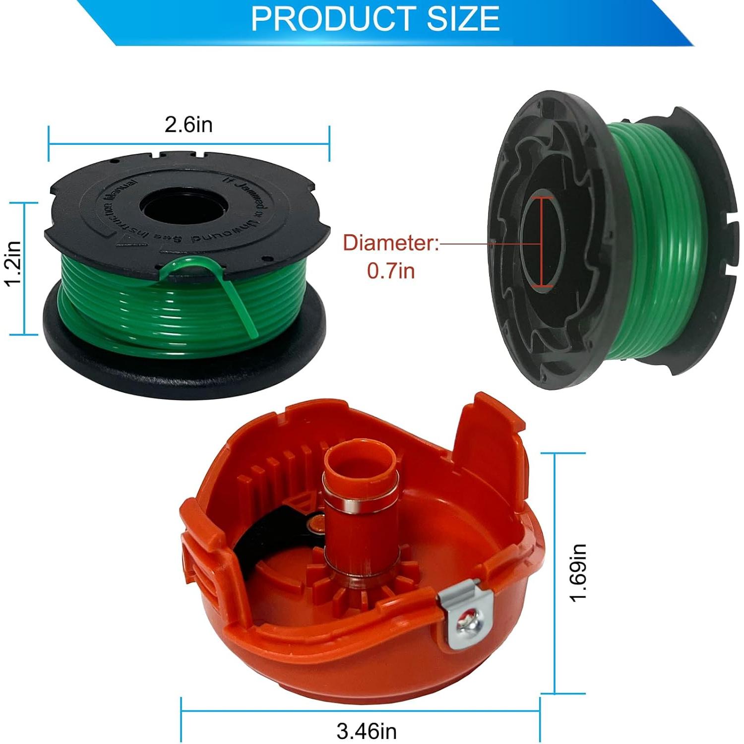 Carrete de Repuesto SF-080 para Desmalezadora Black Decker