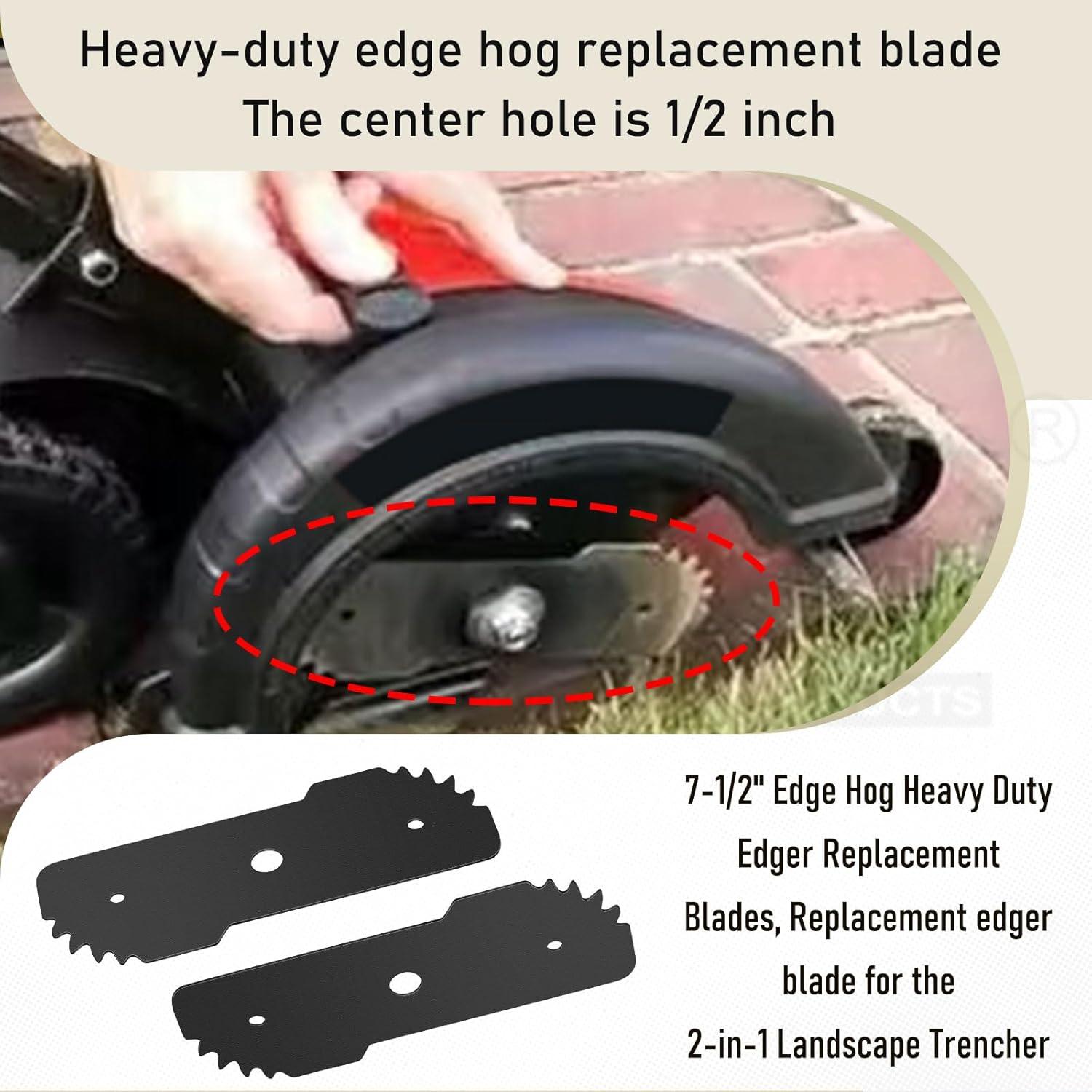 Paquete de 3 cuchillas de repuesto Edge Hog Karbay 19.05 cm