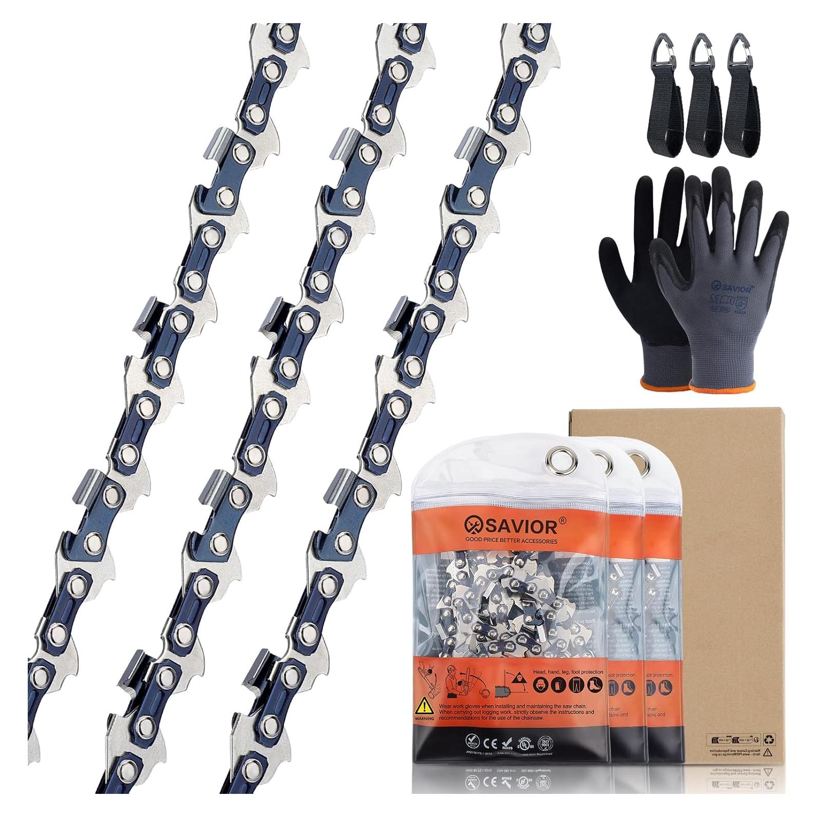 Cadena de Motosierra Savior 30 cm 45DL .043" 3/8" LP - Reemplazo