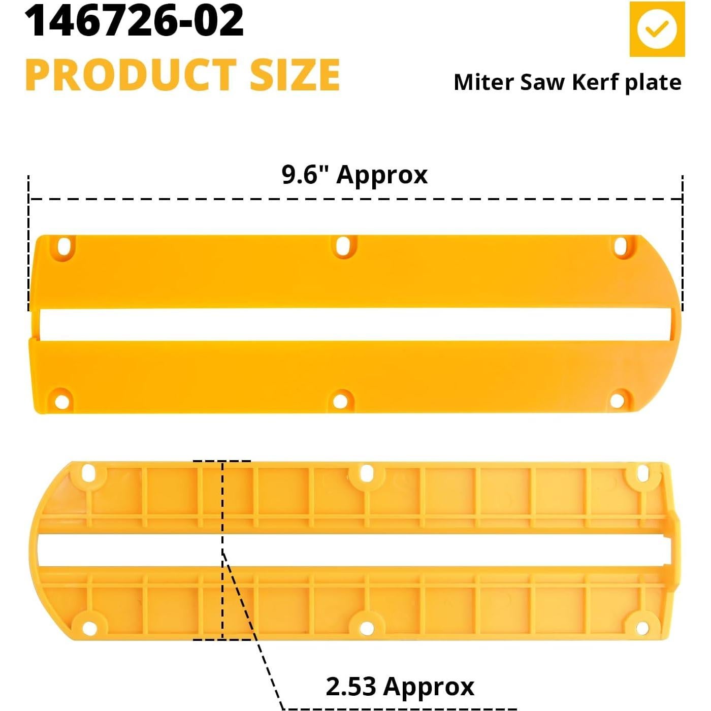 Placa de Corte Earthtec 146726-02 para Sierra Ingletadora