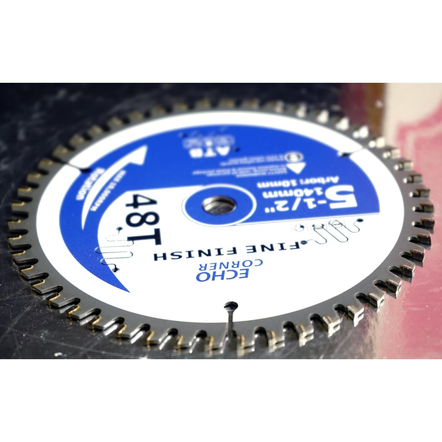 Hojas de Sierra Circular 140mm Echo Corner 48 Dientes 2-Pack