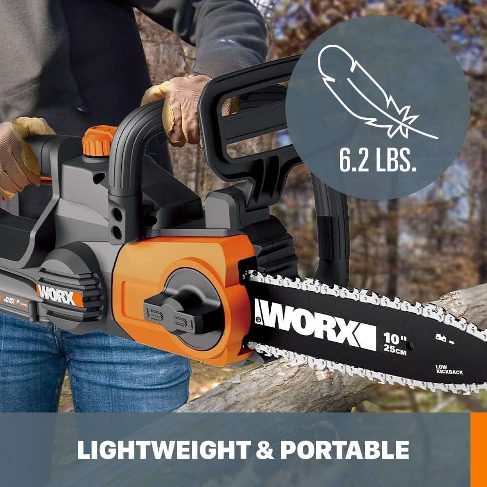 Motosierra Inalámbrica Worx WG322 20V 25.4 cm Auto-Tensión