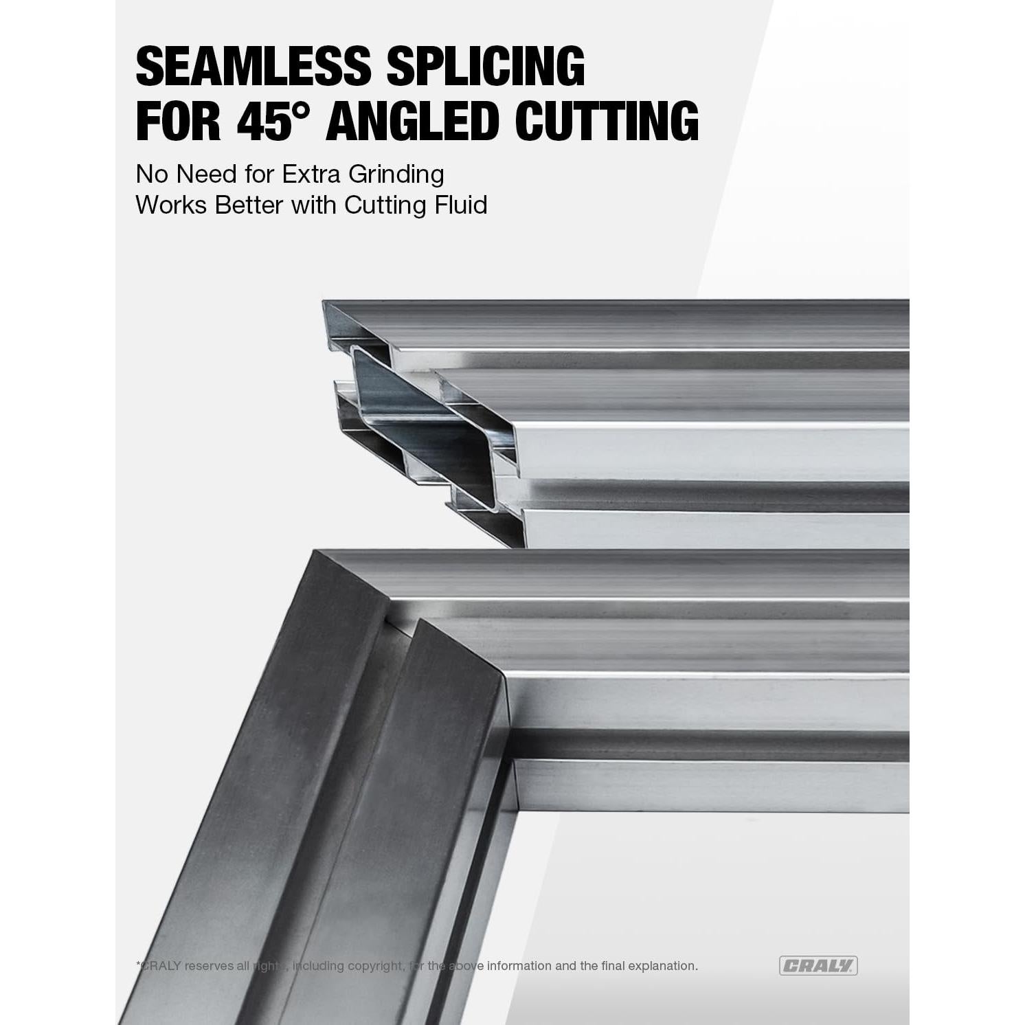 Sierra Circular CRALY 10" 100 Dientes Corte Aluminio Carburo