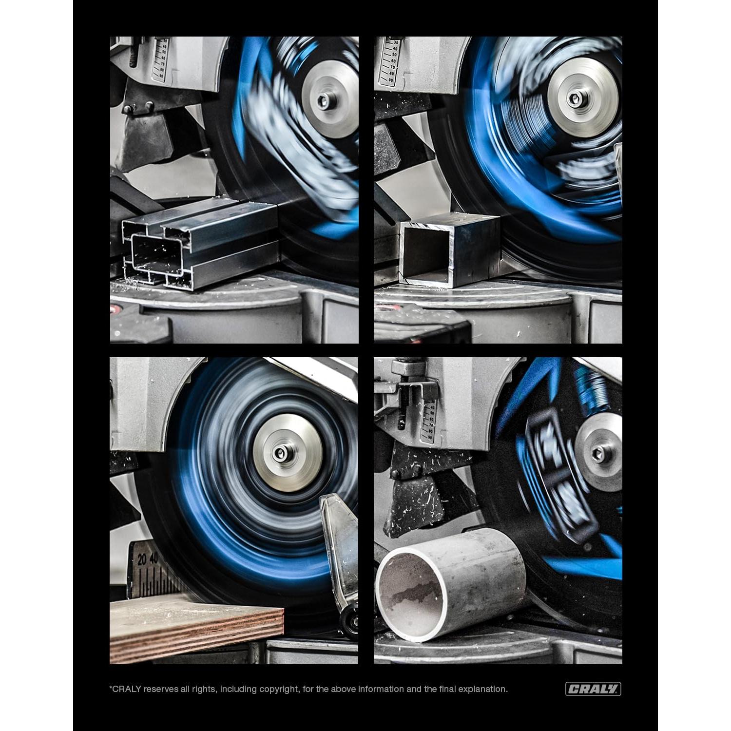 Sierra Circular CRALY 10" 100 Dientes Corte Aluminio Carburo