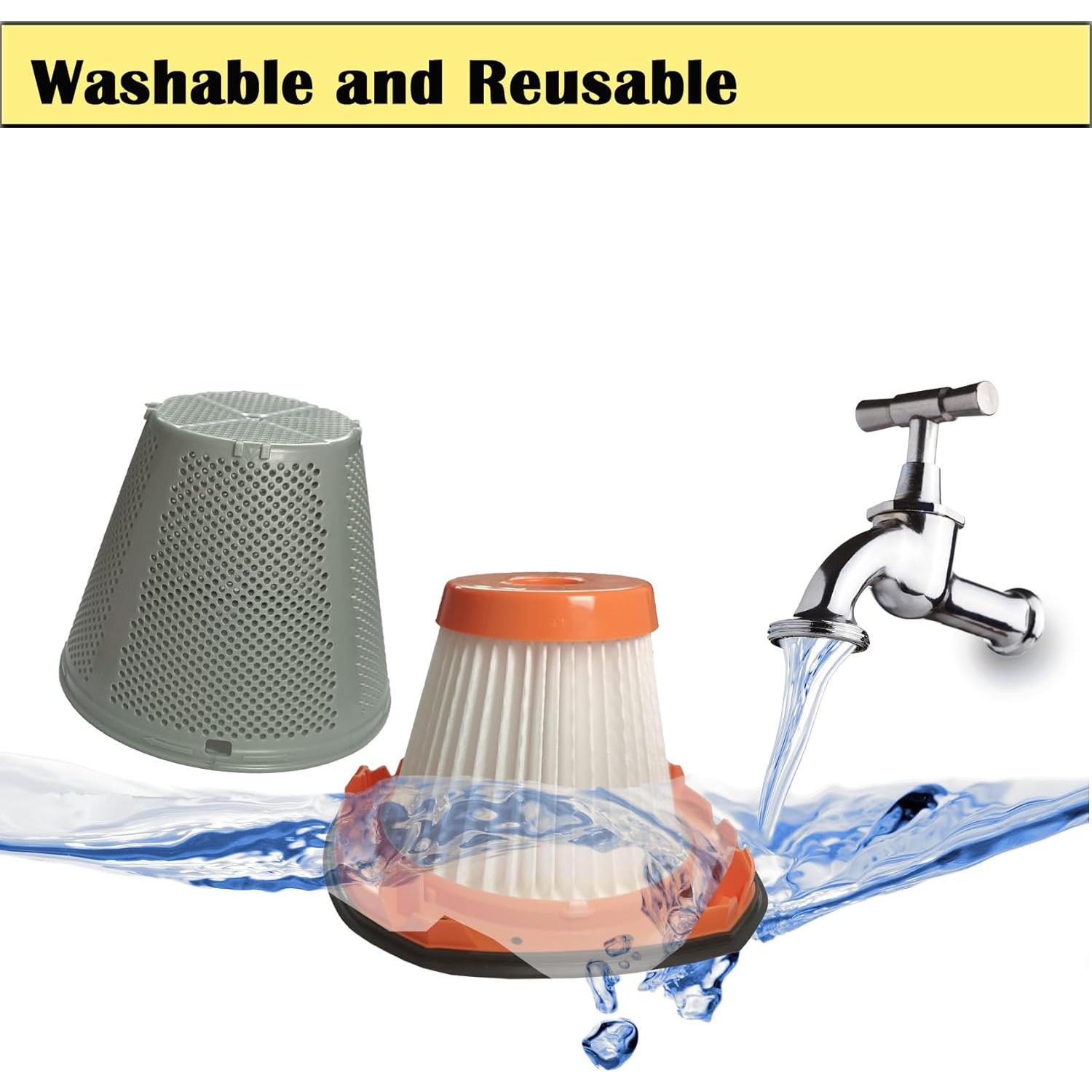 Kit de Filtros HEPA Moreffi para Aspiradora Black & Decker Dustbuster