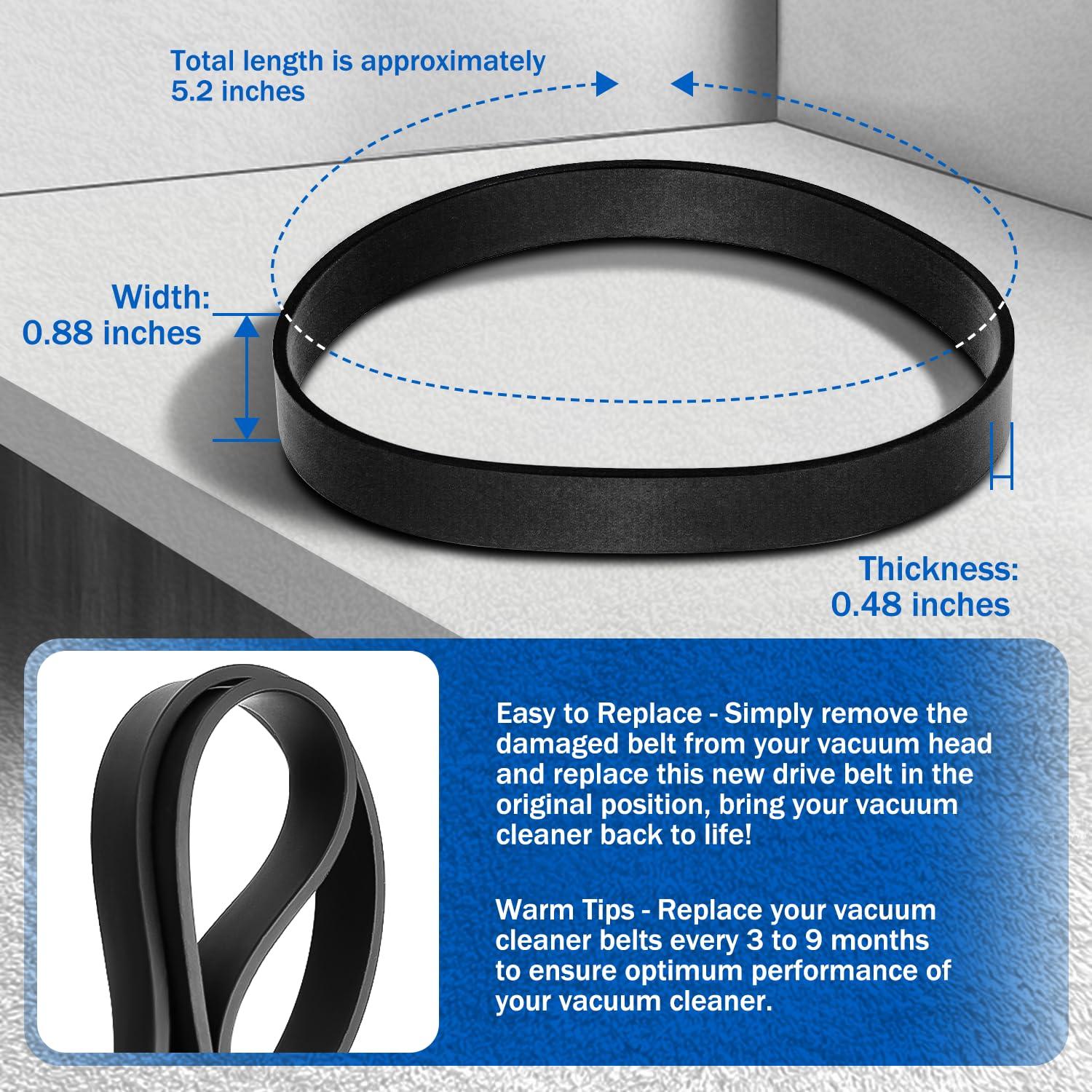 Paquete de 2 Correas de Repuesto HASME para Aspiradora Black+Decker Airswivel