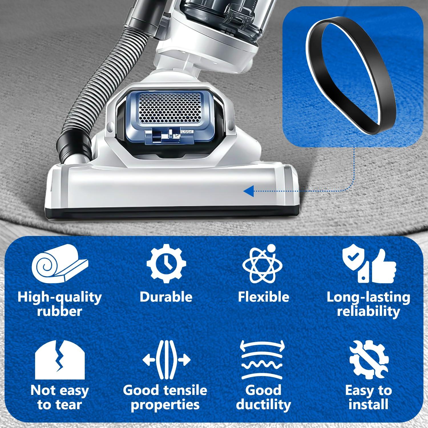 Paquete de 2 Correas de Repuesto HASME para Aspiradora Black+Decker Airswivel