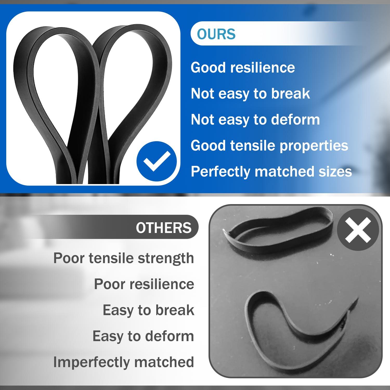 Paquete de 2 Correas de Repuesto HASME para Aspiradora Black+Decker Airswivel