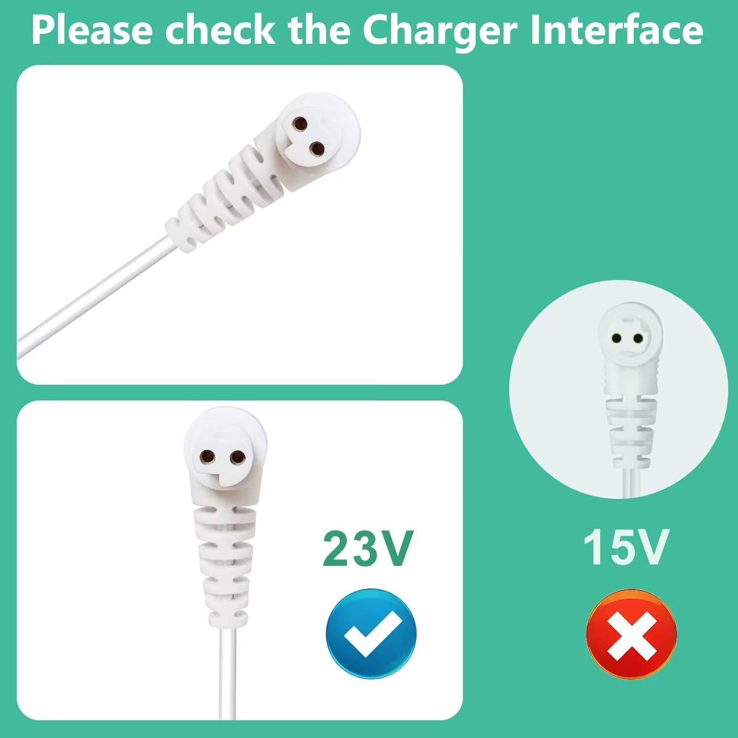 Cargador Adaptador Reemplazo Black & Decker 23V 400mA