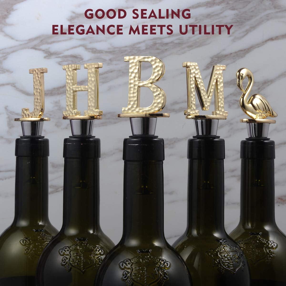 Tapón de Champán Miicol Letra B Dorada - Accesorio de Vino