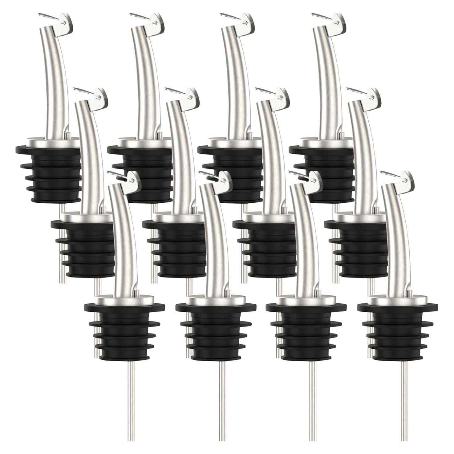 Vertedores de Acero Inoxidable Axe Sickle 12 Pcs para Botellas