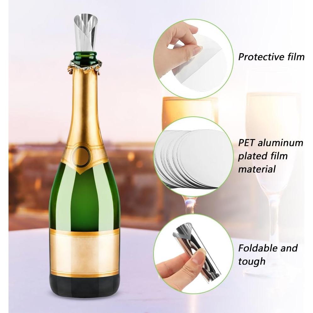 Discos Vertedores de Vino Plateados SYCOOVEN 75mm - 50pcs