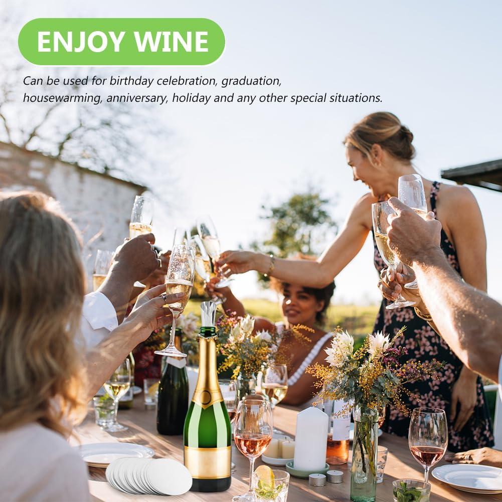 Discos Vertedores de Vino Plateados SYCOOVEN 75mm - 50pcs