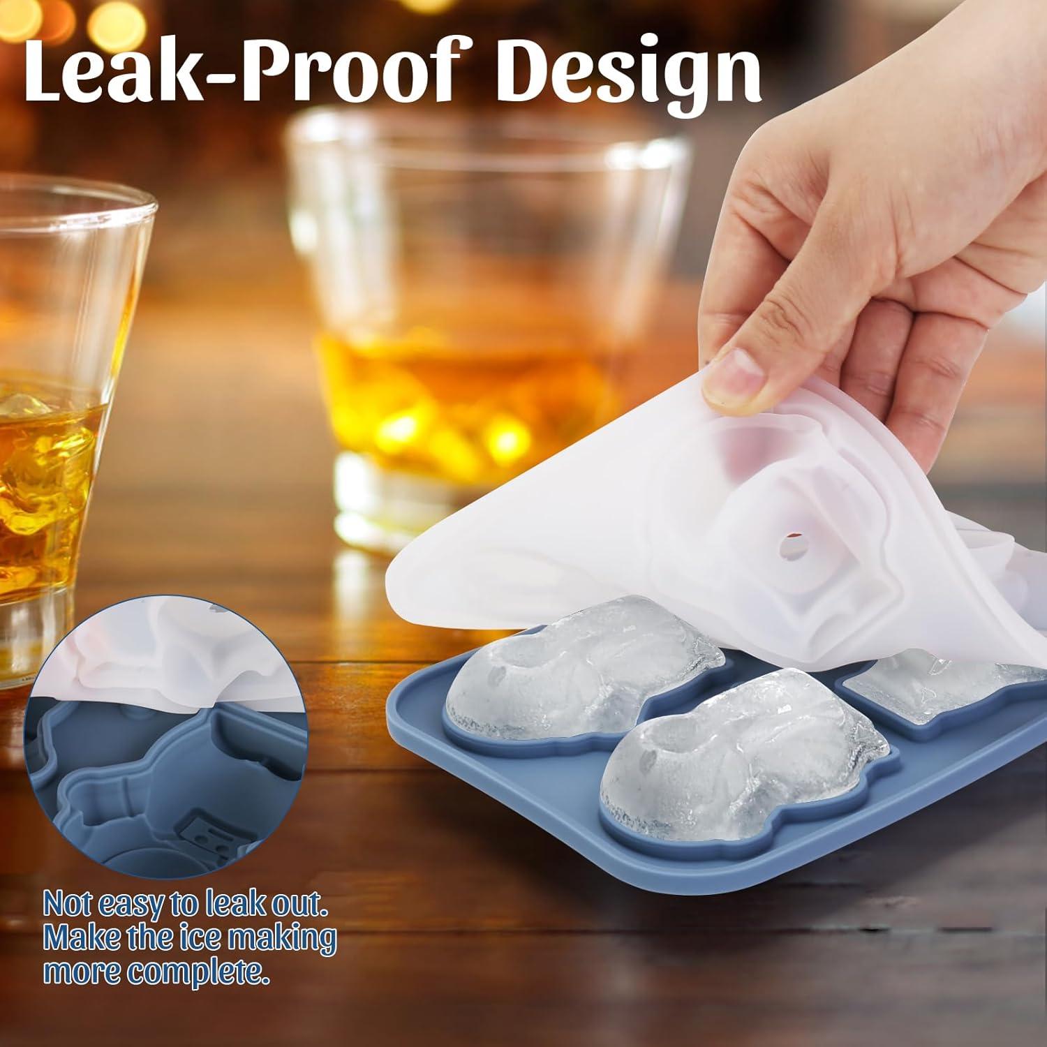 Bandeja de Hielo Grande Qomamount Astronauta Silicona BPA Free