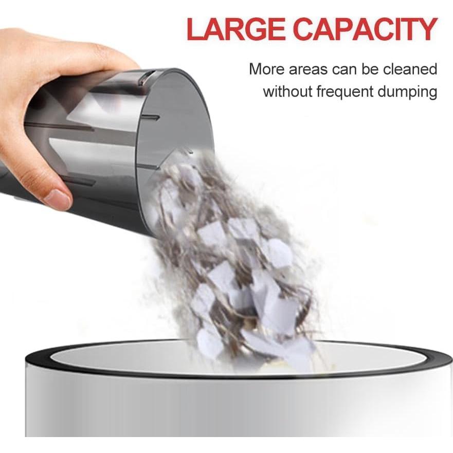 Aspiradora de Mano Tradetop X08 Inalámbrica 6.5KPA HEPA Negra