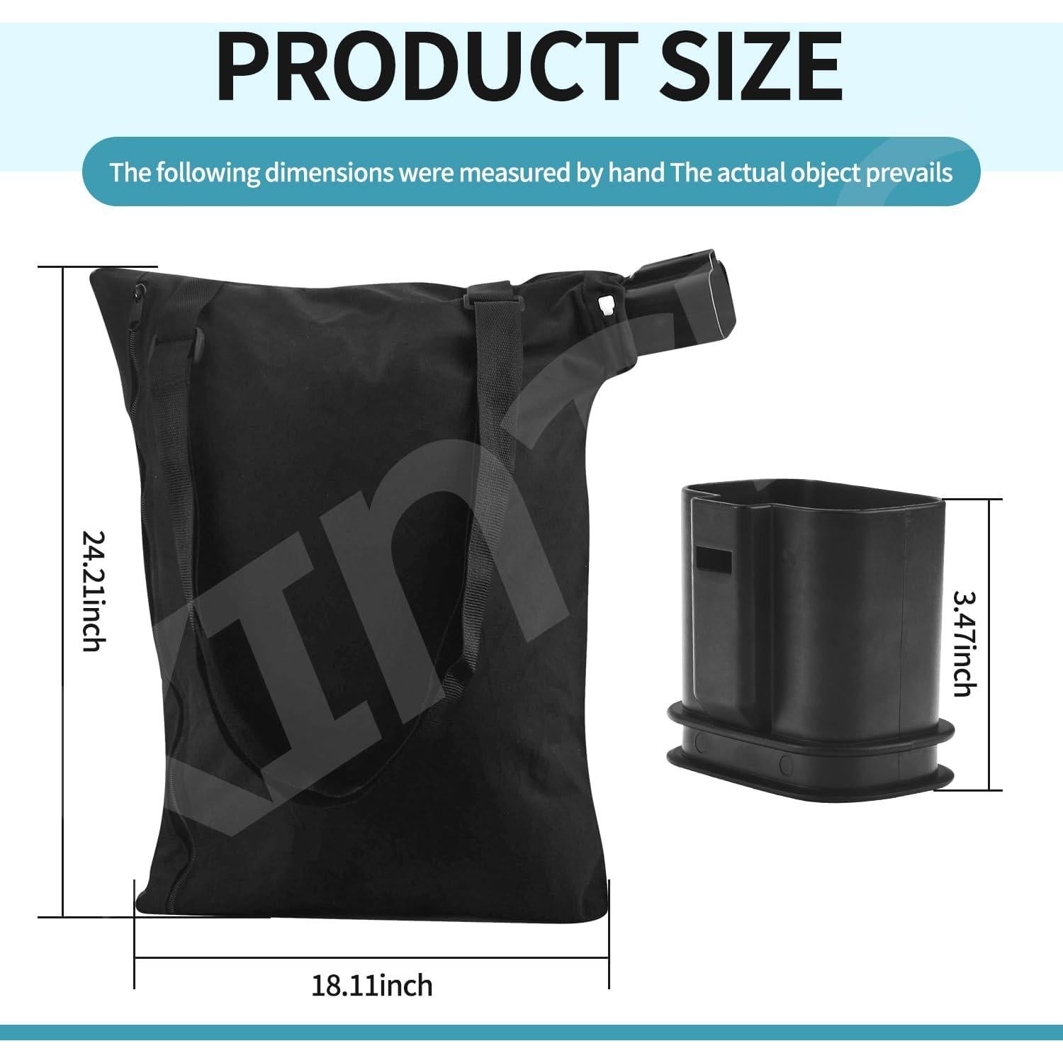 Bolsa de Reemplazo KINTLE para Soplador Black & Decker BV2900 BV3100