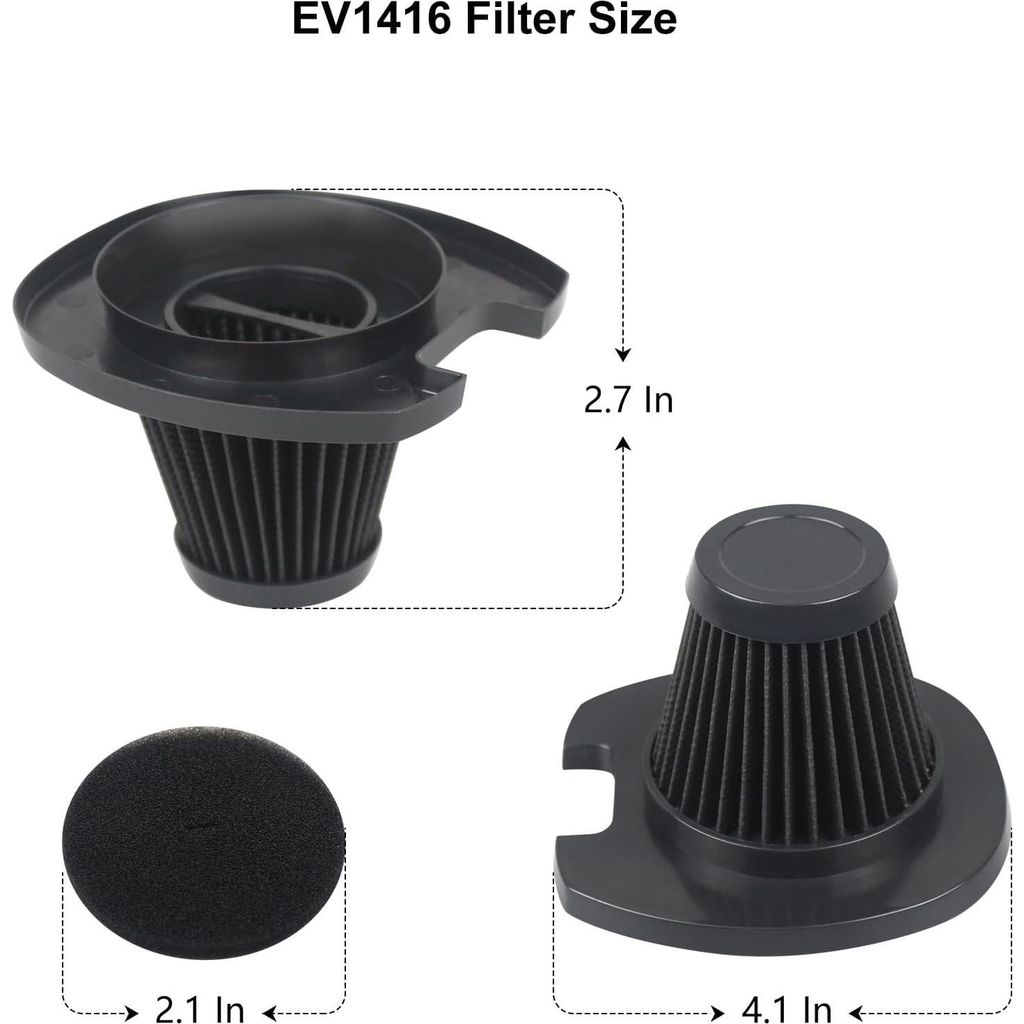 Filtro de Reemplazo CPAI para Aspiradora Black Decker EV1416