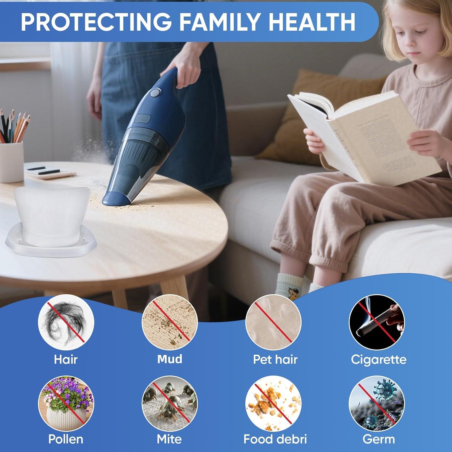 Paquete de 4 filtros lavables HNVCF10 para aspiradora Black & Decker