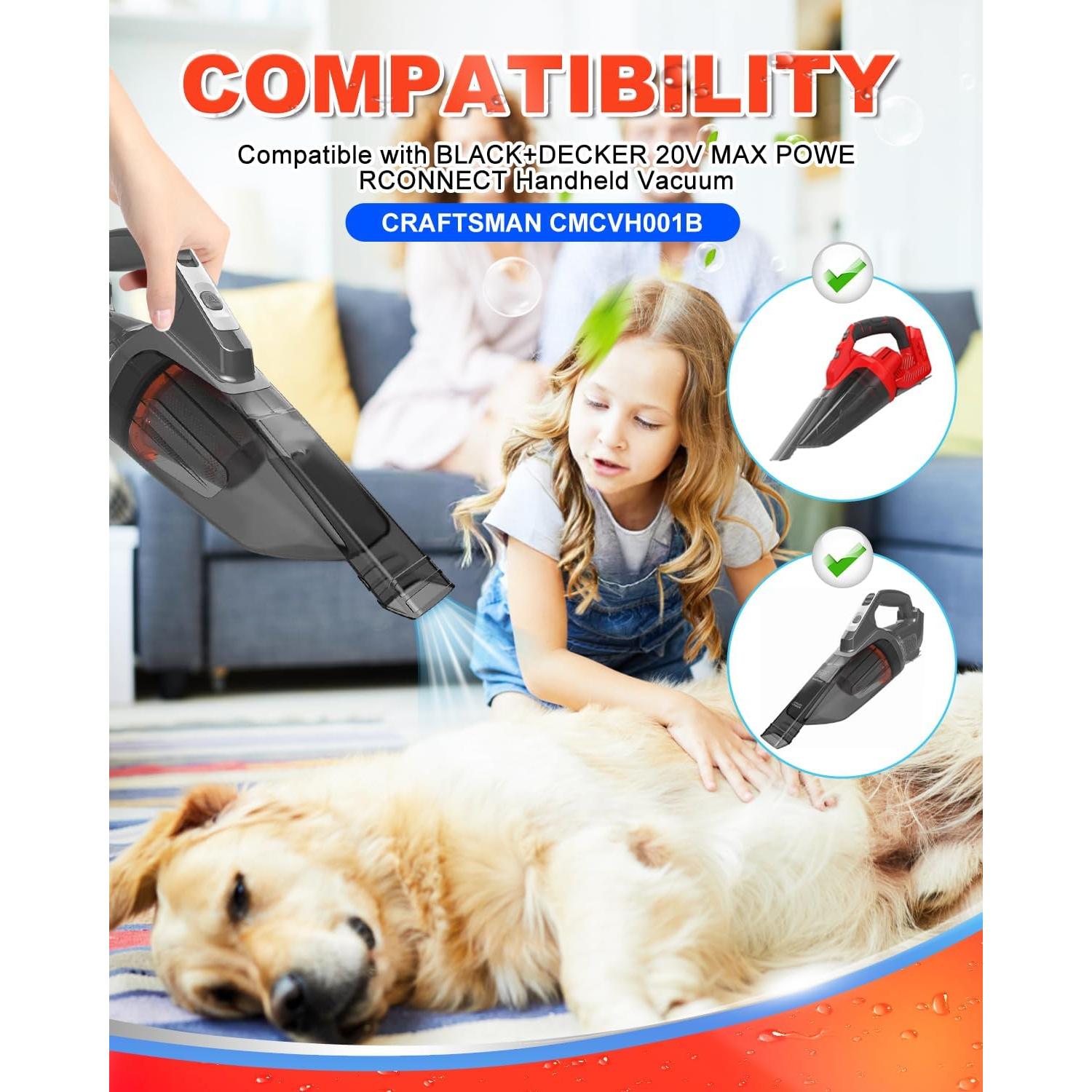 Filtro de Reemplazo DR DAPPER para Aspiradora BLACK+DECKER 20V