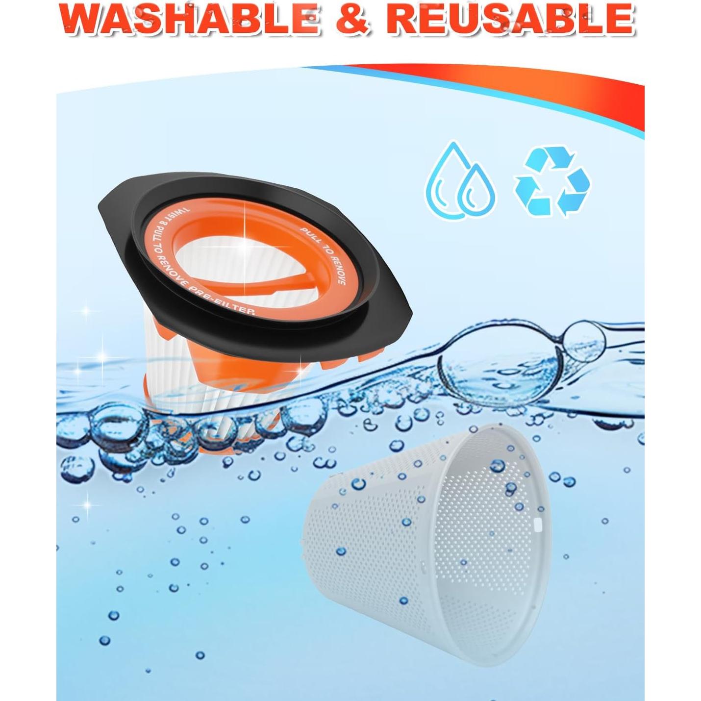 Filtro de Reemplazo DR DAPPER para Aspiradora BLACK+DECKER 20V