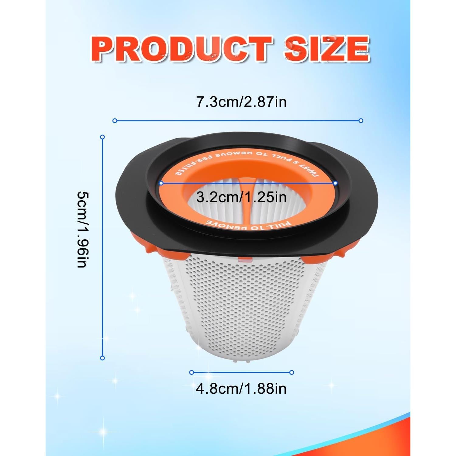 Filtro de Reemplazo DR DAPPER para Aspiradora BLACK+DECKER 20V