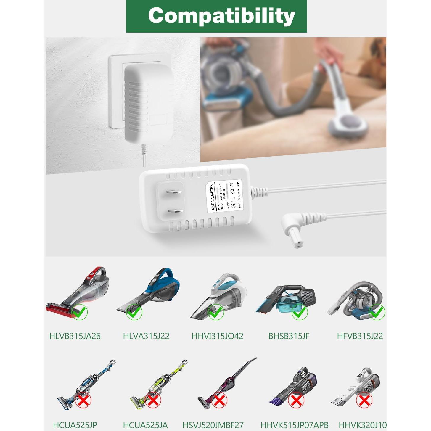 Cargador de Reemplazo 15V Black & Decker 90627870 6FT