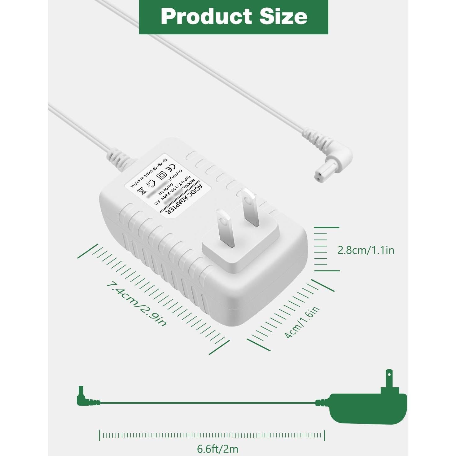 Cargador de Reemplazo 15V Black & Decker 90627870 6FT