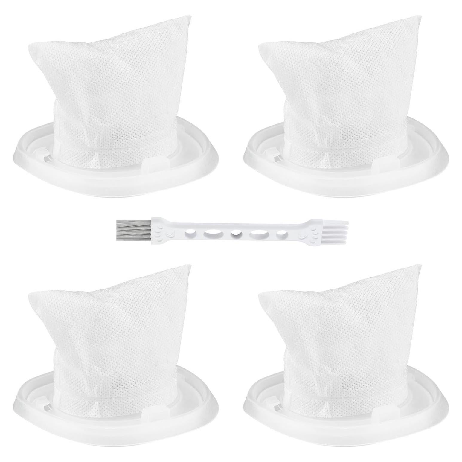 Paquete de 4 Filtros Lavables Black+Decker HNVC con Cepillo