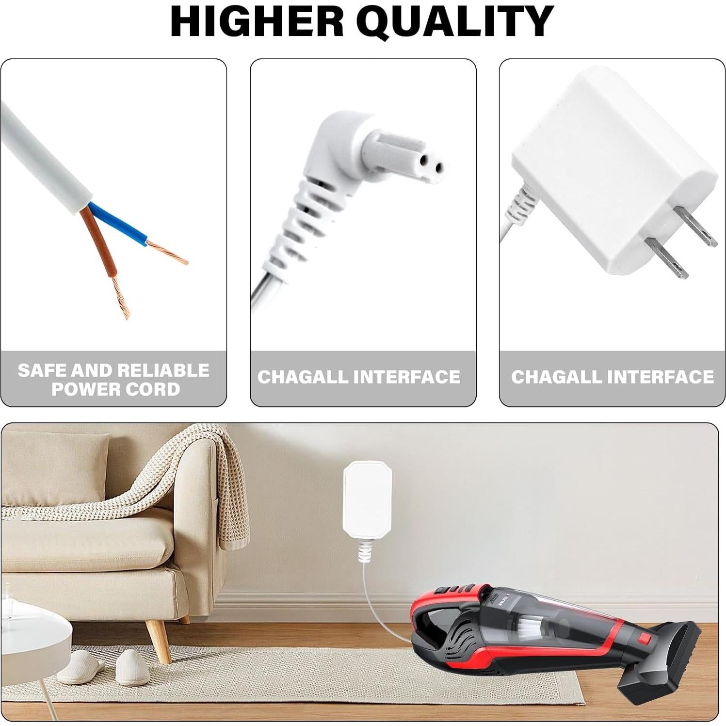 Cargador Ameri 15V para Aspiradora Black & Decker 90627870