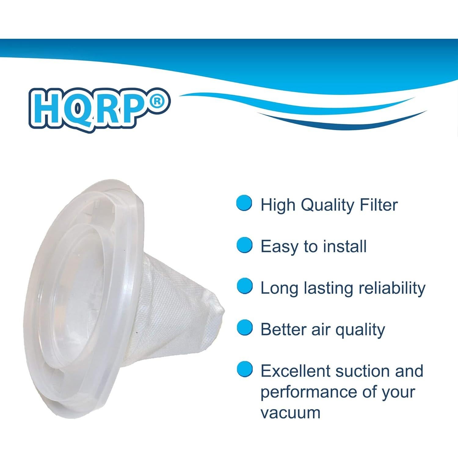 Filtro Reutilizable HQRP 2-Pack para Aspiradora Black & Decker