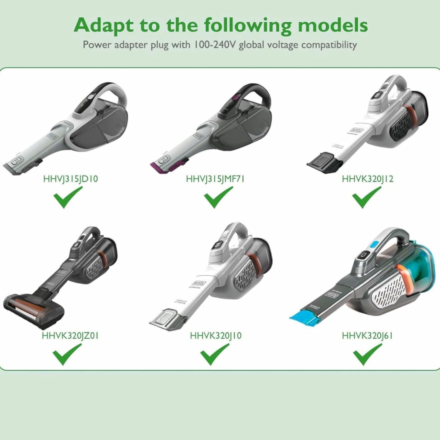 Cargador 14V FITE ON para aspiradora Black & Decker Dustbuster