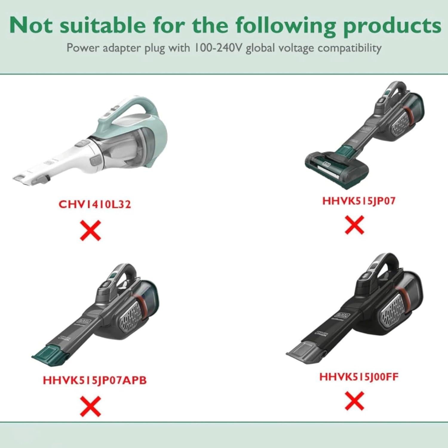 Cargador 14V FITE ON para aspiradora Black & Decker Dustbuster