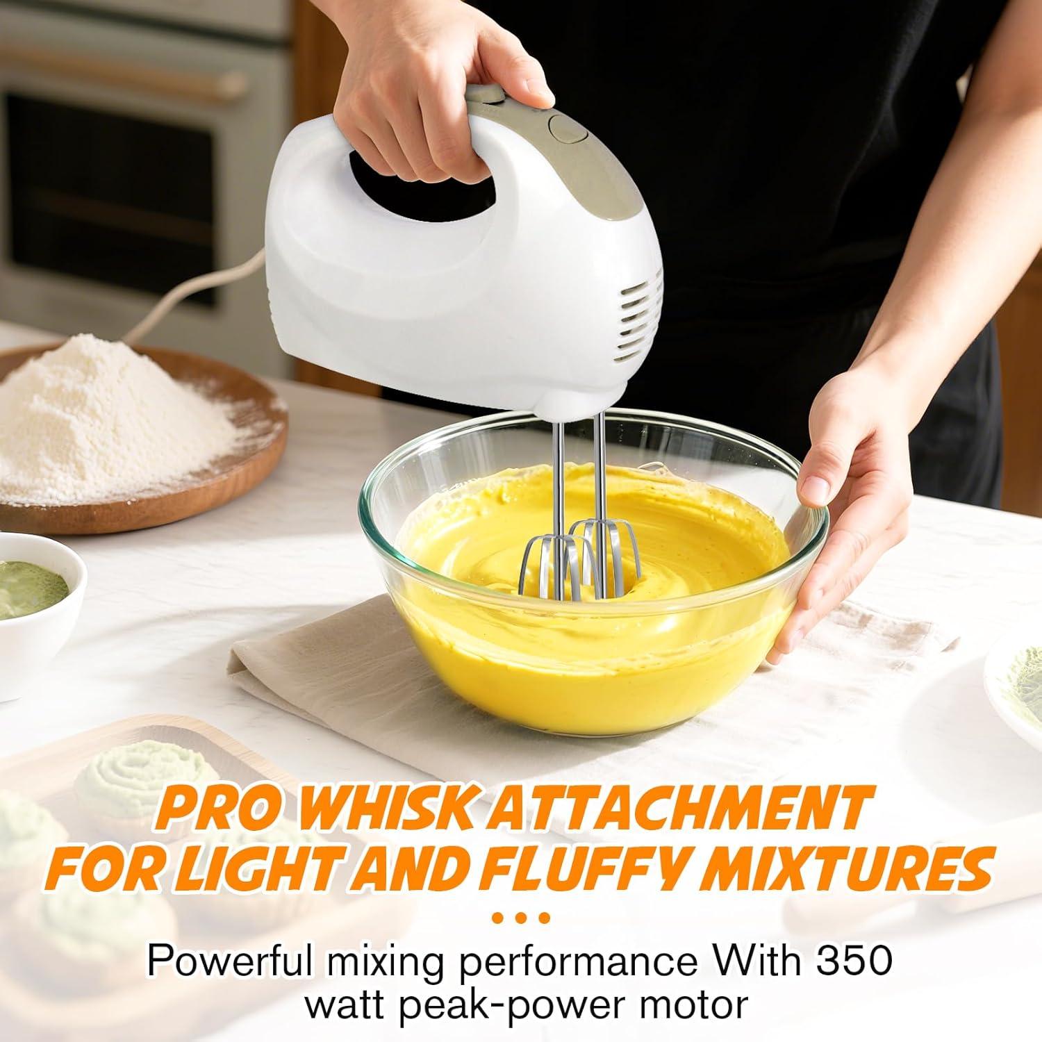 Mezclador de Mano Eléctrico Showvigor 120W 5 Velocidades Marrón