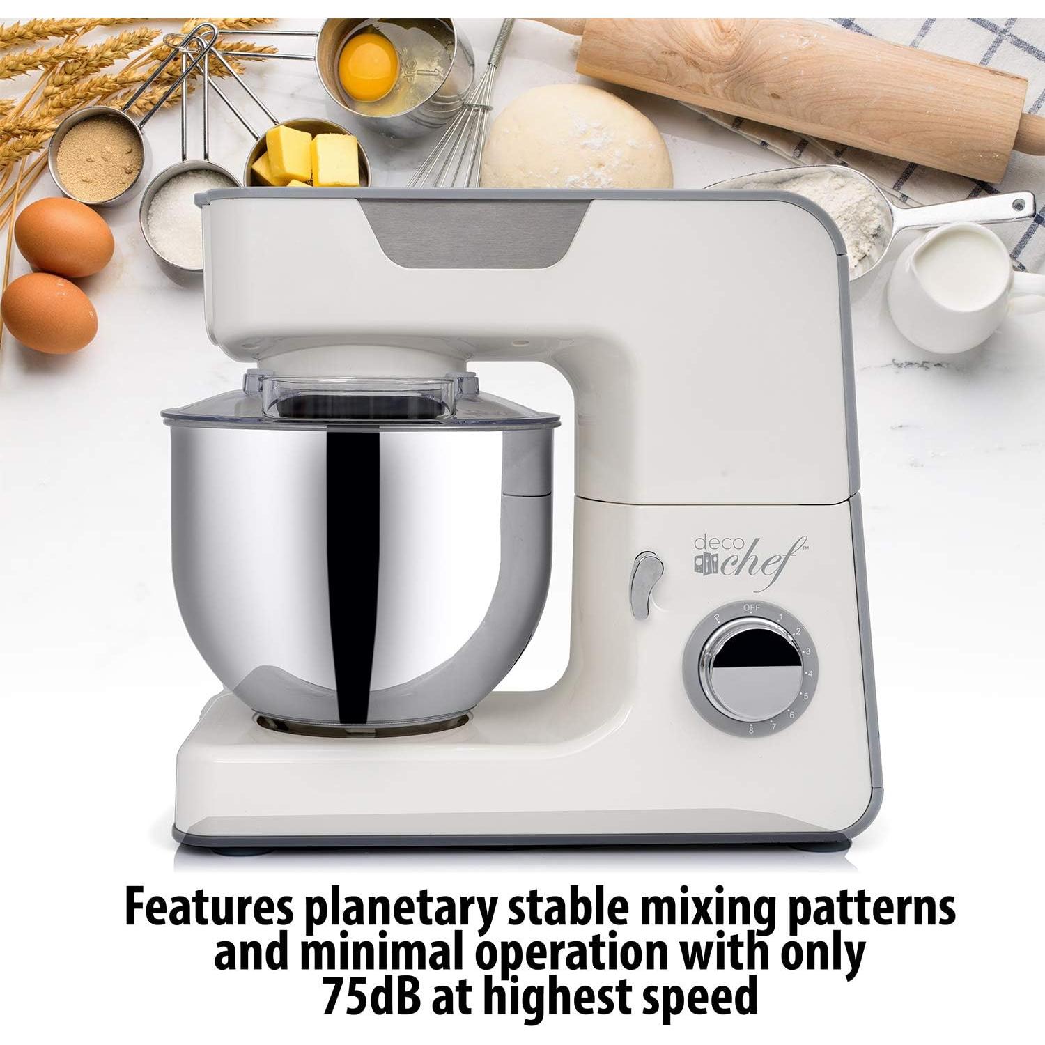 Mezclador de Pie Deco Chef 5.5L 550W 8 Velocidades con Accesorios