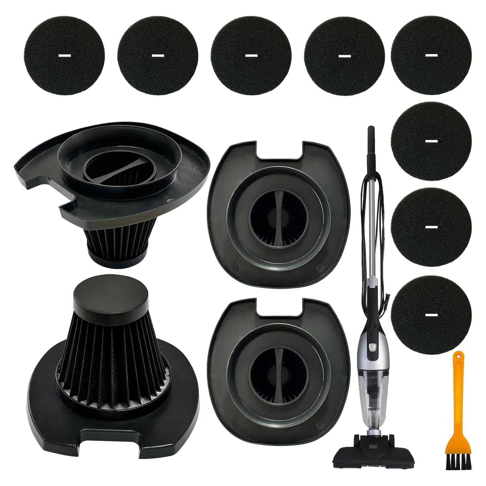 Paquete de 4 Filtros HEPA y Espuma para Aspiradora Black + Decker EV1416