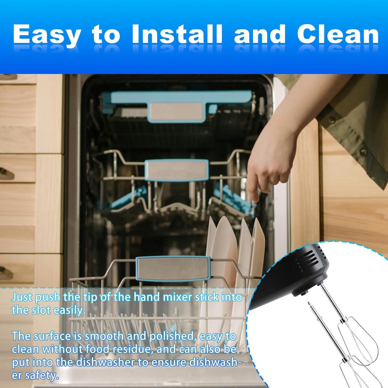 2 Accesorios de Batidores de Mezclador Lyreh X19092 Acero Inoxidable