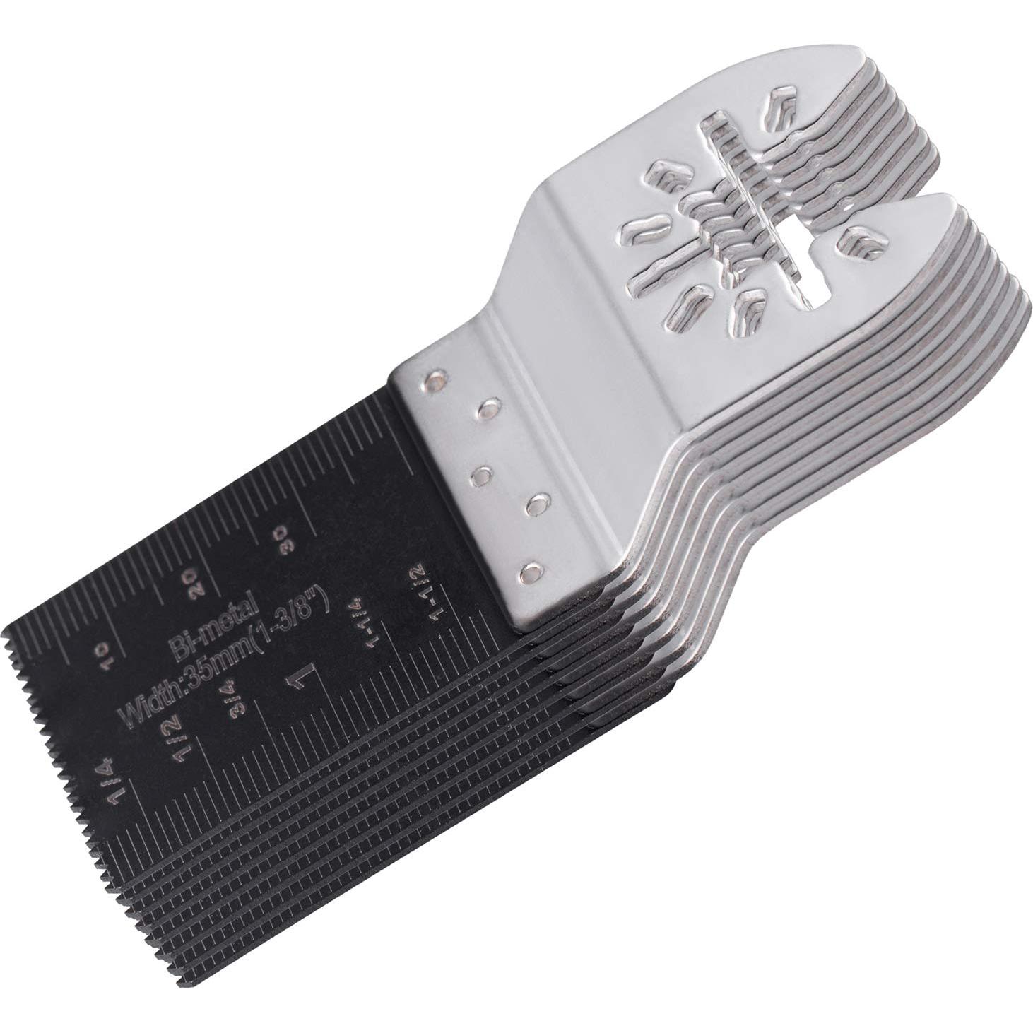 Cuchillas de Sierra Oscilante Bi-Metal 50 Pcs Ettonsun Universal