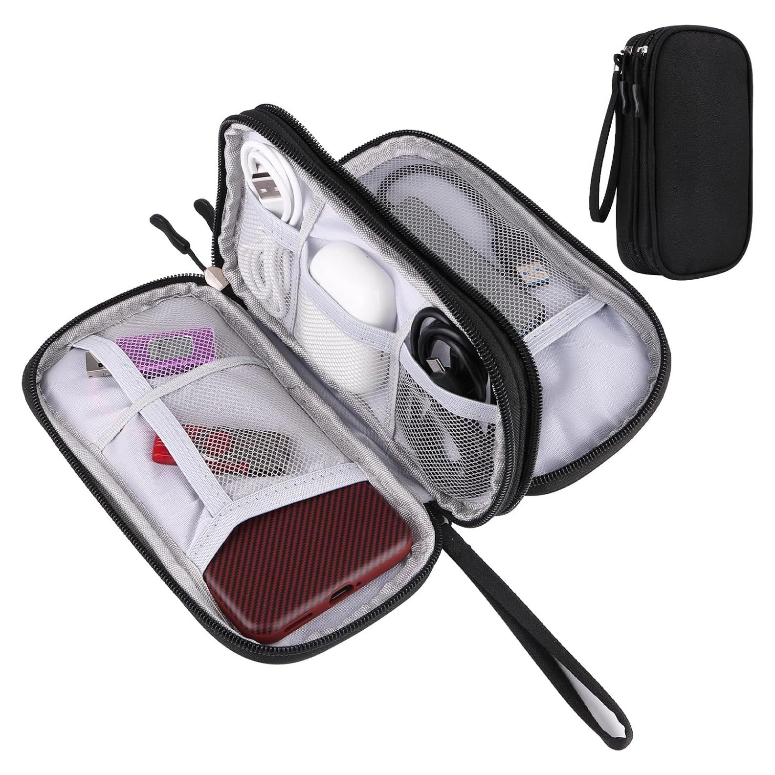 Organizador de Cables JIAKAI - Bolsa Electrónica Impermeable 19x11x5.5cm