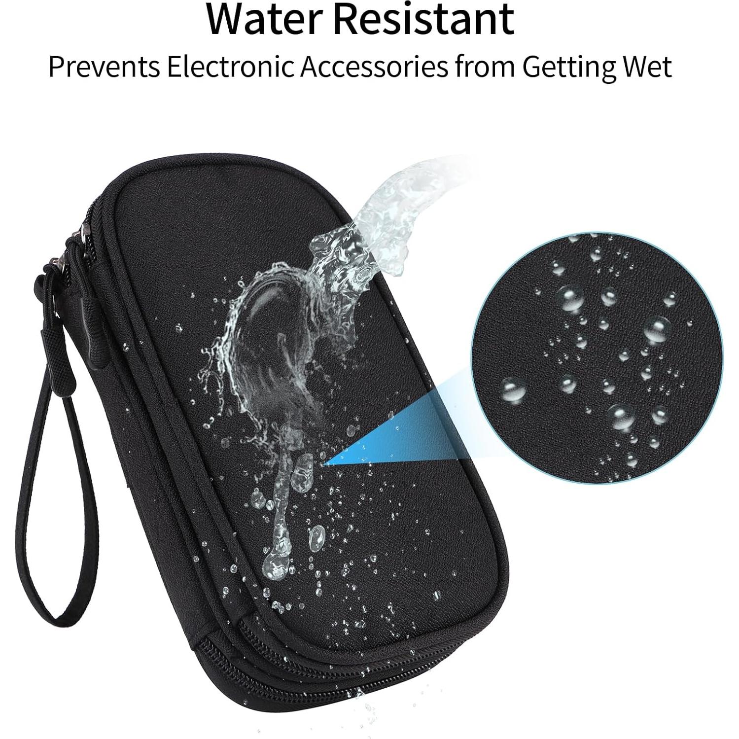 Organizador de Cables JIAKAI - Bolsa Electrónica Impermeable 19x11x5.5cm