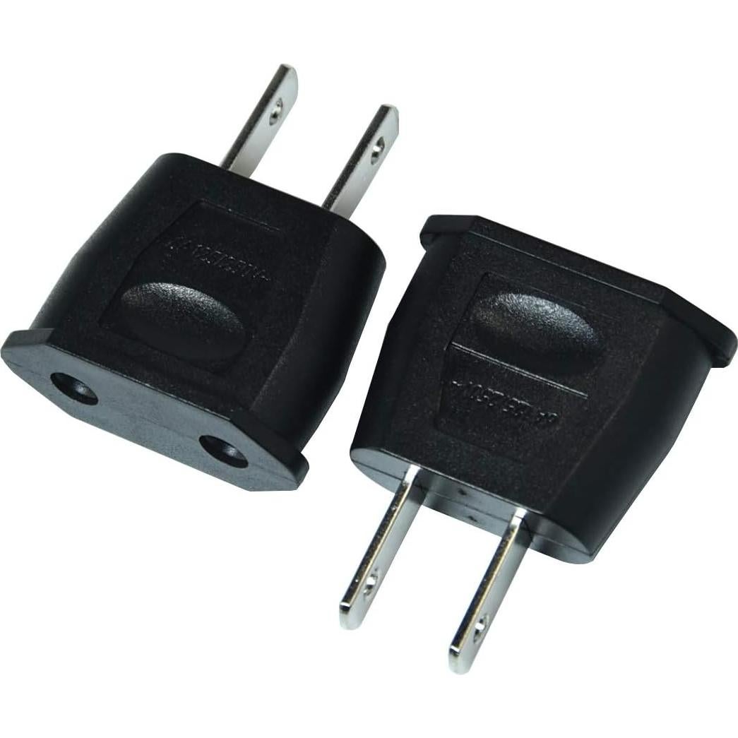Adaptador de Enchufe de Europa a EE. UU. FILSHU - 10 PCS