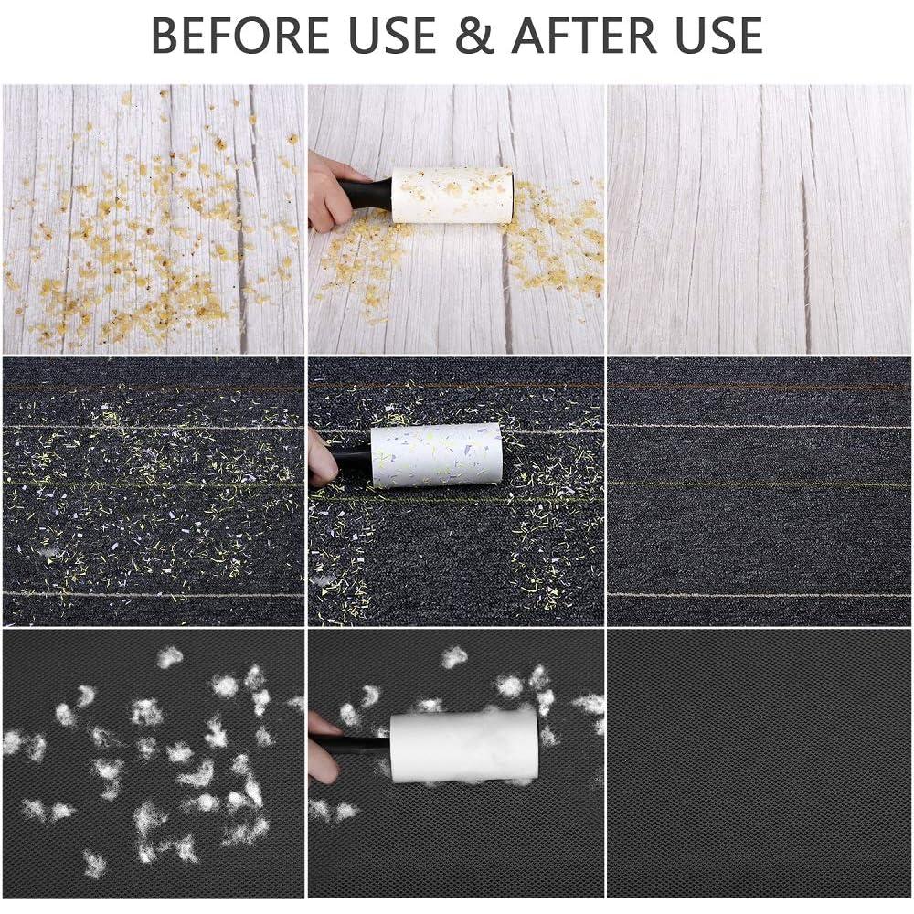 Rodillo Adhesivo Extra Pegajoso YicoGomo - 480 Hojas - 4 Mangos