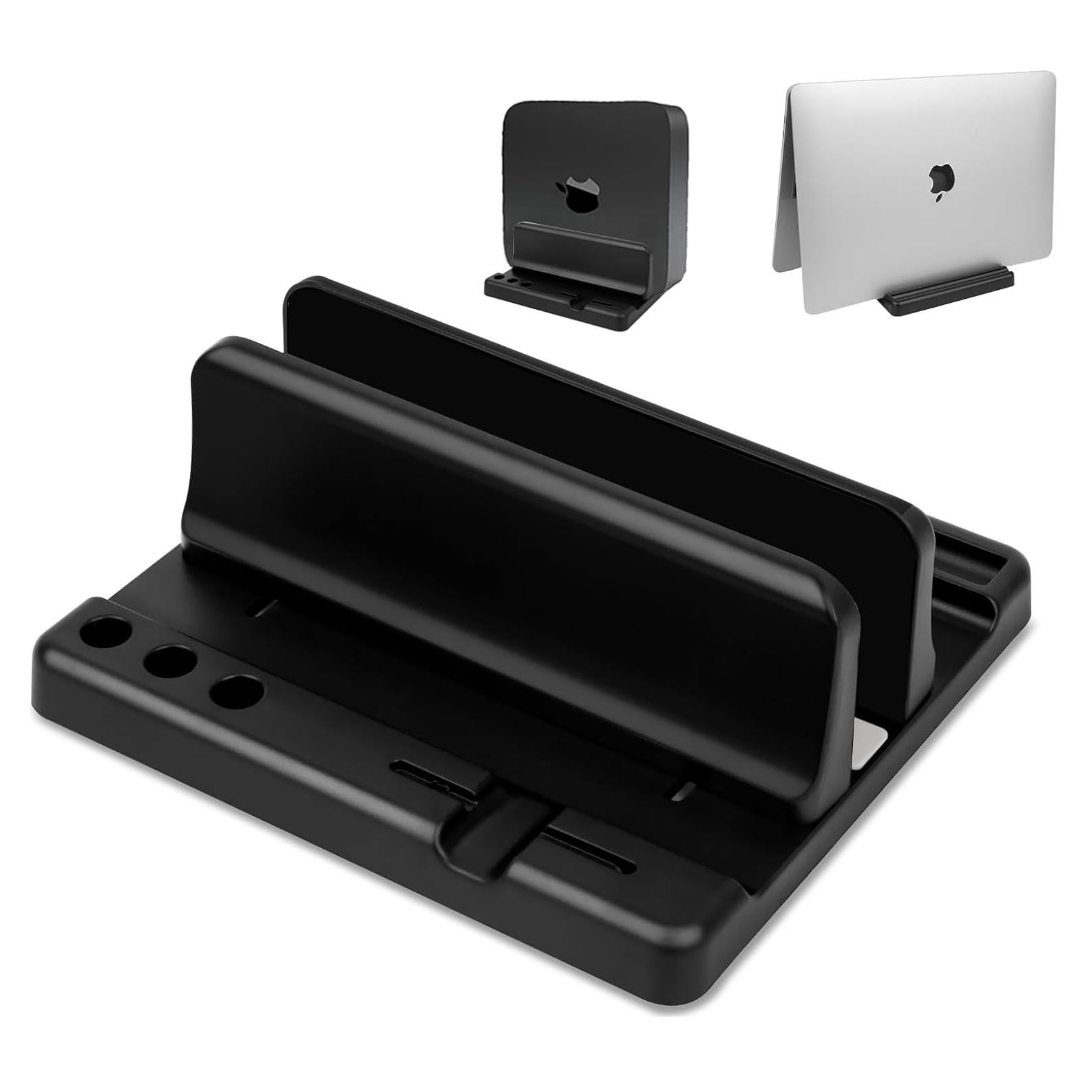 Soporte Vertical para Laptop Lcckyeng 1 Ranura Negro Ajustable