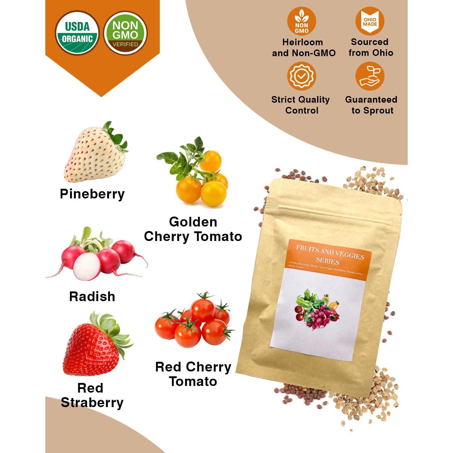 Kit de 7 cápsulas de semillas hidropónicas apoloseedic