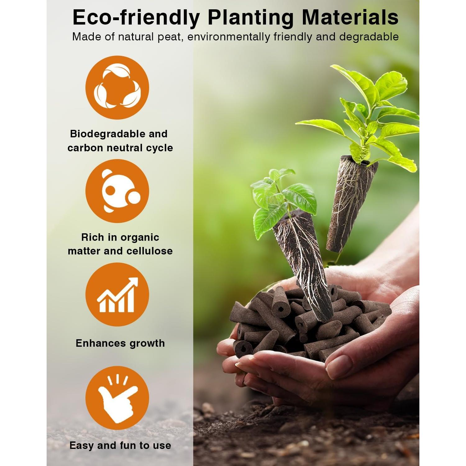 Kit de 7 cápsulas de semillas hidropónicas apoloseedic