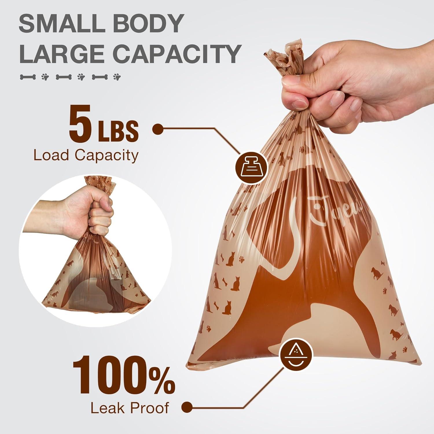 Bolsas de Excremento para Perros JOYEUX 180 Unidades a Prueba de Fugas