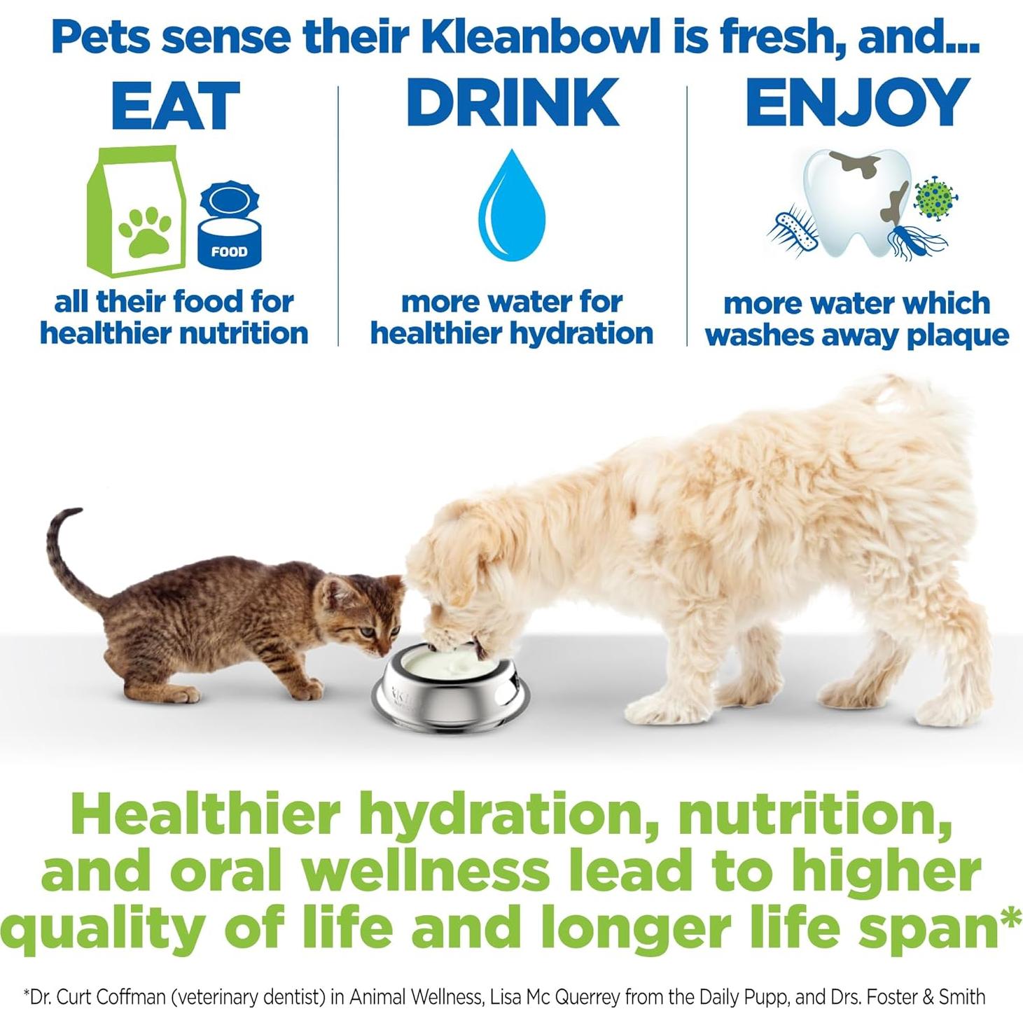 Kinn Kleanbowl Tazón para Mascotas Acero Inoxidable 8 oz