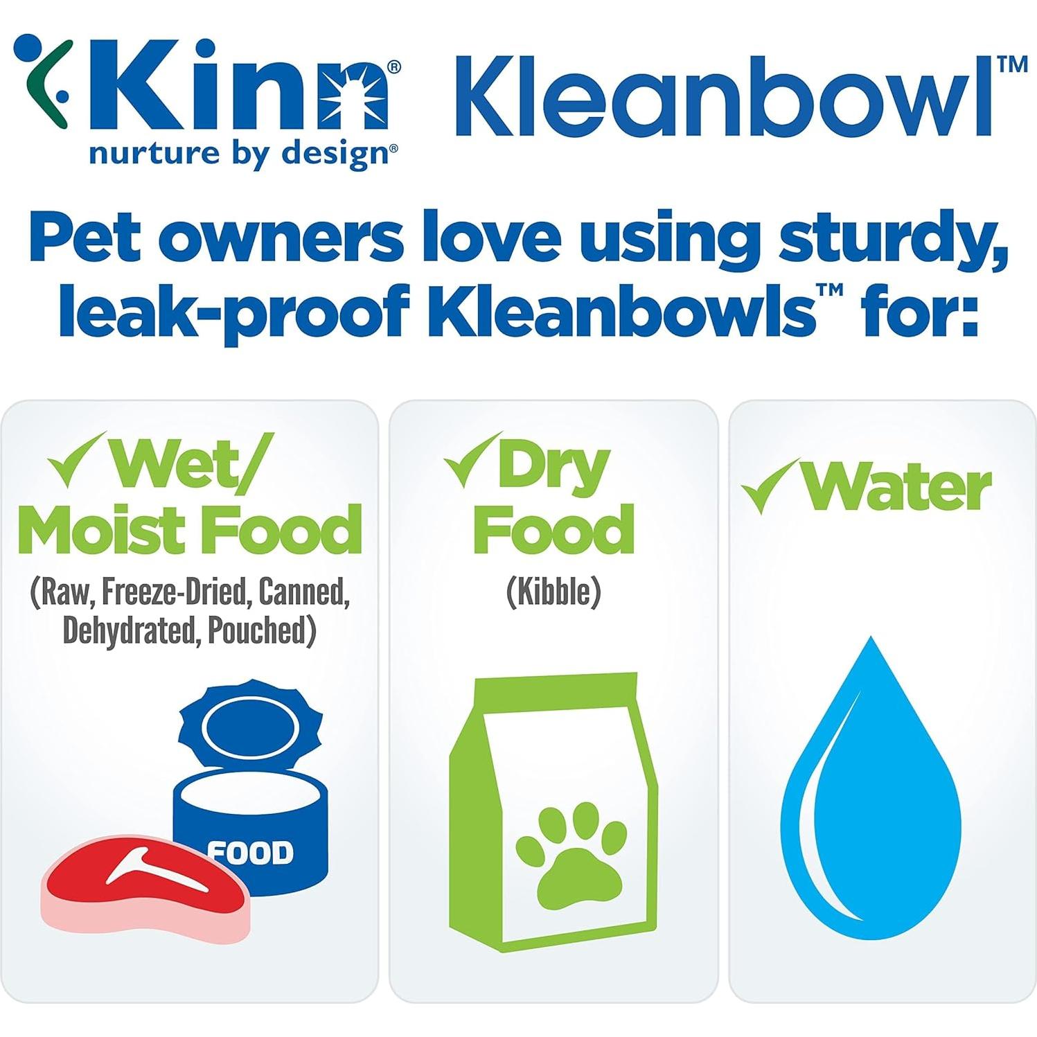 Kinn Kleanbowl Tazón para Mascotas Acero Inoxidable 8 oz